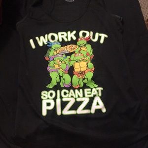 Black TMNT tank top